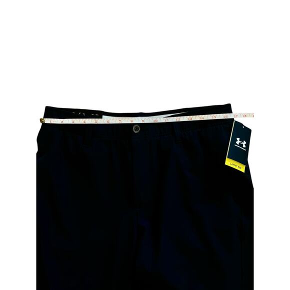 UNDER ARMOUR MENS GOLF STRAIGT PANTS ELASTIC WAIST WATER REPELLANT UPF 50 34/32 - Picture 3 of 12